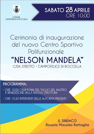 Inaugurazione nuovo Centro Sportivo Polifunzionale “Nelson Mandela”